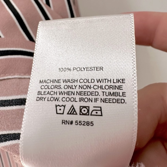 Express Portofino Pink Striped Button Down Shirt - Picture 5 of 10